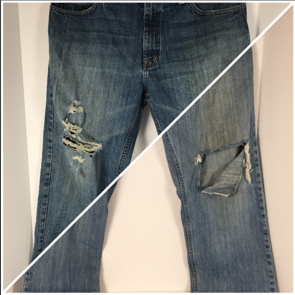 Lot of 2 Arizona “Destroyed” Jeans Size 36x32